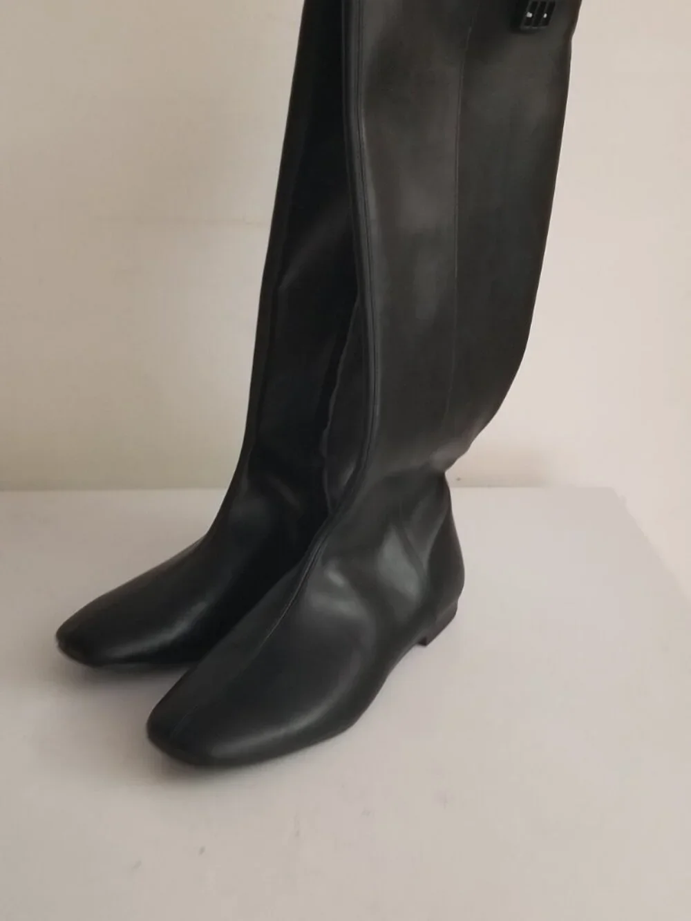 New! Time and Tru Women's Faux Leather Knee High Boots